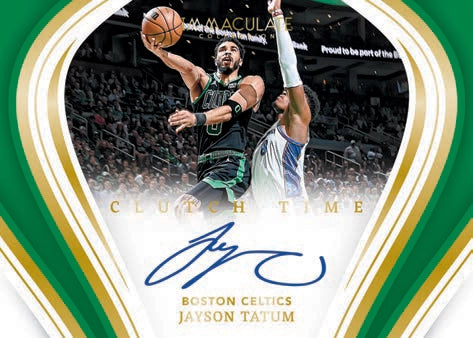 2022-23 Panini Immaculate Basketball Hobby-CLUTCH TIME SIGNATURES GOLD