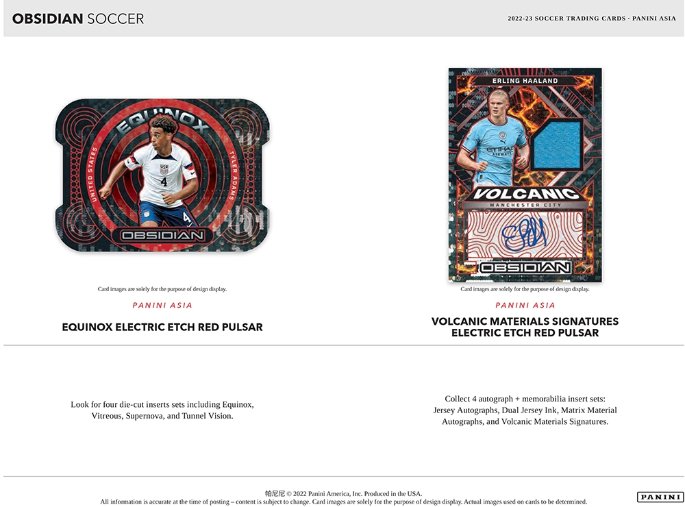 2022-23 Panini Obsidain Soccer ASIA TMall Hobby Box