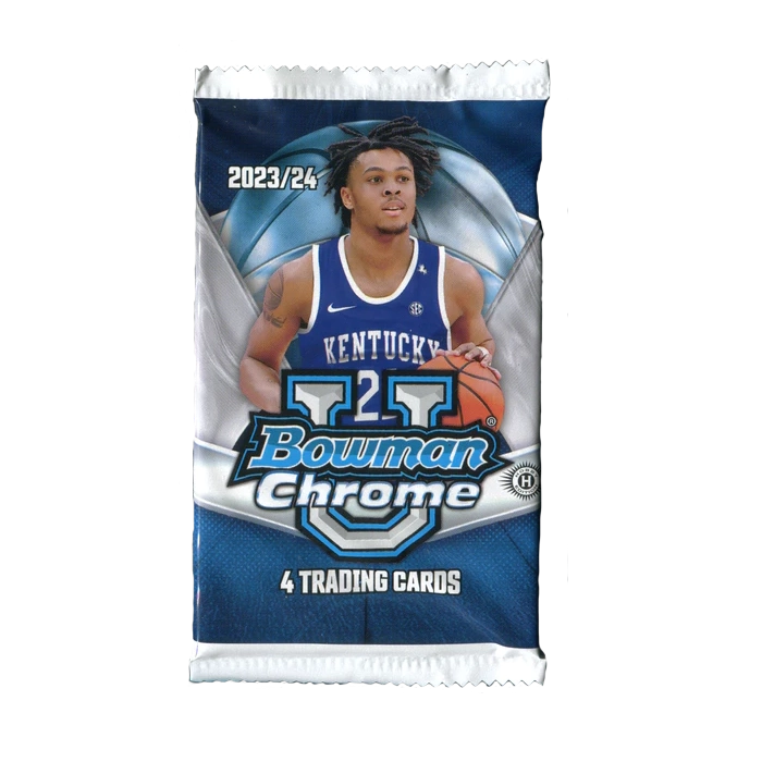 202324 Bowman University Chrome Basketball Hobby Pack