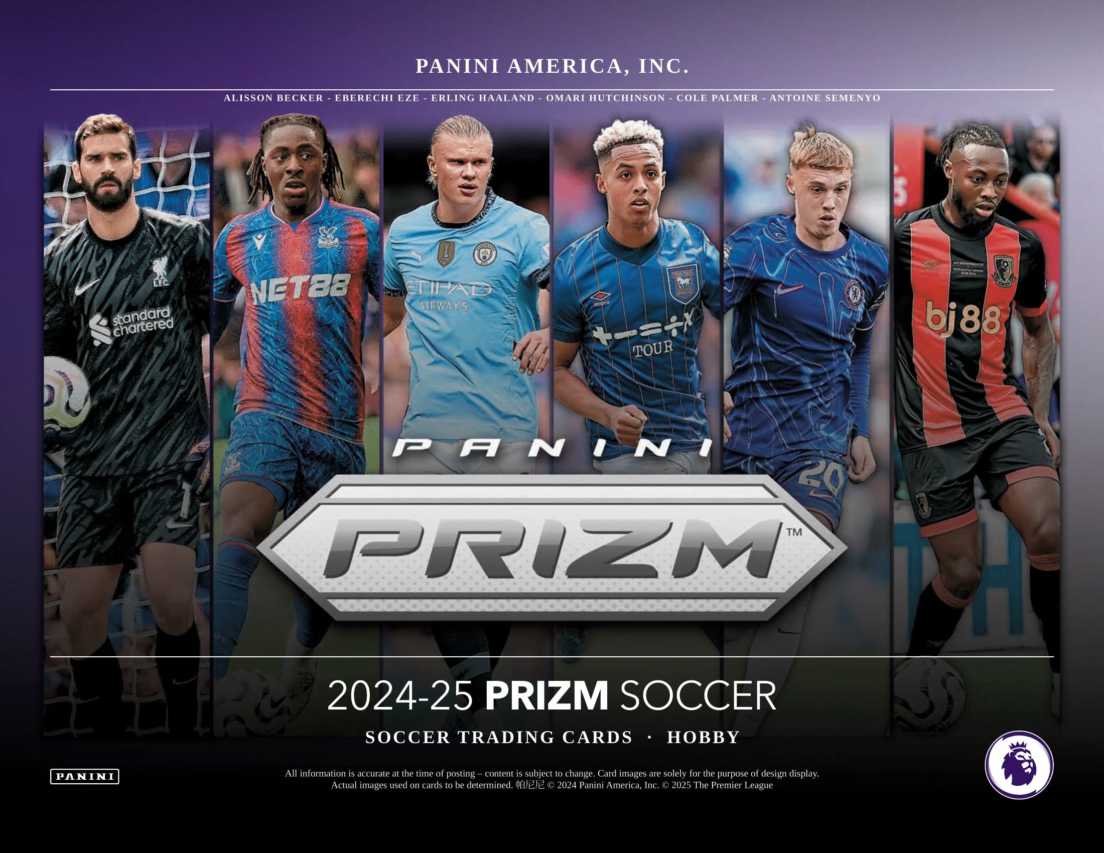 2024-25 Panini Prizm Premier Leagues Soccer Hobby Box