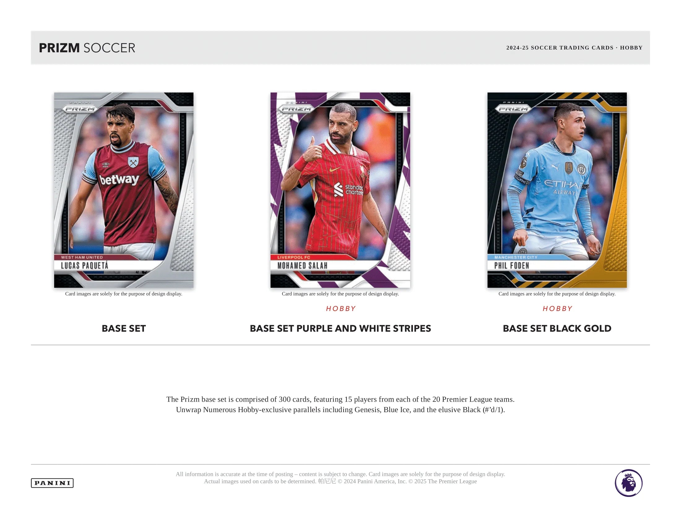 2024-25 Panini Prizm Premier Leagues Soccer Hobby Box
