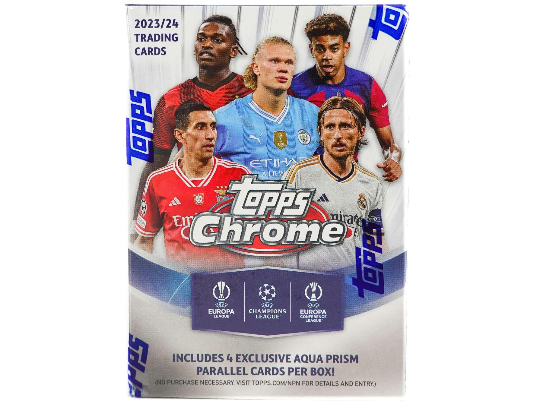 2023-24 Topps Chrome UEFA Club Competitions Soccer blaster