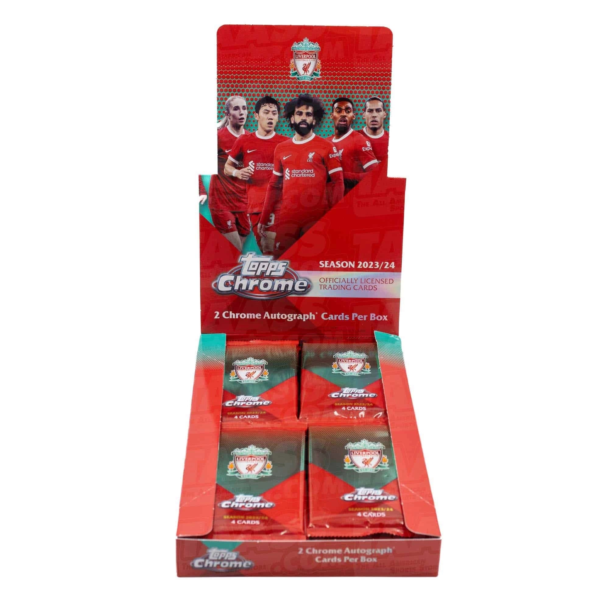 2023-24 Topps Chrome Liverpool FC Hobby Pack